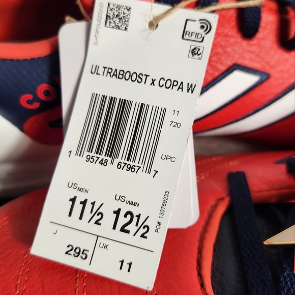 Adidas Portland Timbers Ultraboost DNA x Copa Chile Shoes, Red/White. Men 11.5 main image 7